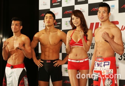 22일 오후 서울 마포구 CJ E&M 미디어홀에서 열린 수퍼액션 ‘UFC in Japan’출정식. 동아닷컴 국경원 기자 onecut@donga.com