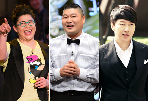 방송인 이영자-강호동-배우 김수로(왼쪽부터). 사진제공|tvN·SBS