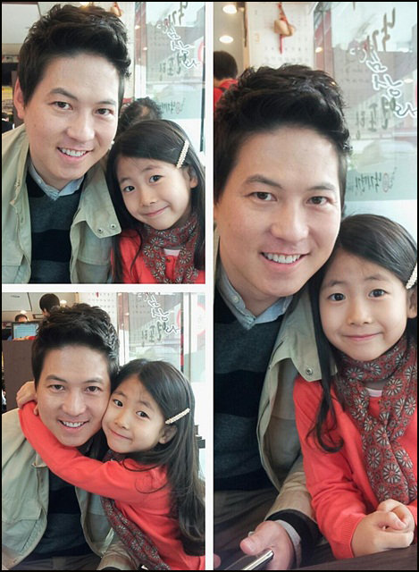 ▲ 박민하 박찬민 부녀 인증샷