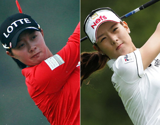 김효주·김자영(왼쪽부터). 사진제공｜KLPGA