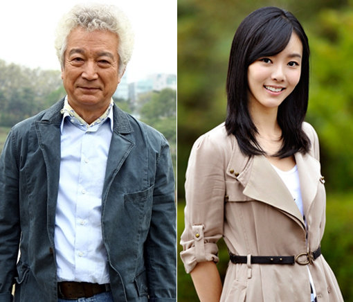 배우 신성일-배슬기(왼쪽부터). 사진제공|MBC