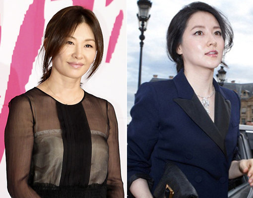 배우 이미숙-이영애(왼쪽부터). 사진|동아닷컴DB·루이비통