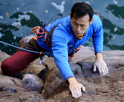 클라이머 손정준. 사진제공|네파