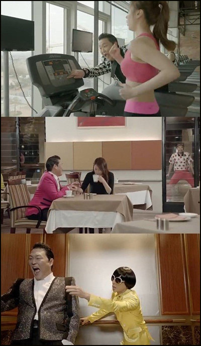 싸이 시건방춤 통했다