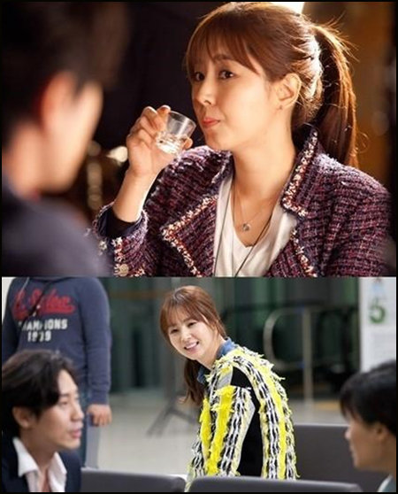 한채아 촬영 현장 공개