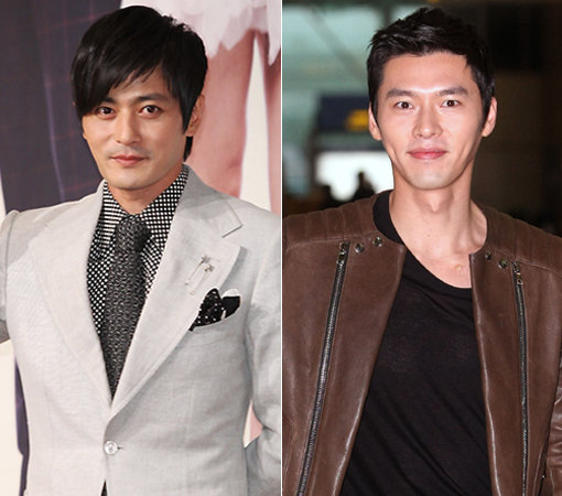 배우 장동건-현빈(왼쪽부터). 사진|동아닷컴DB·스포츠코리아
