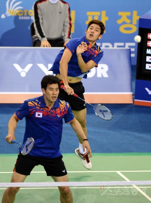 이용대-고성현. 스포츠동아DB