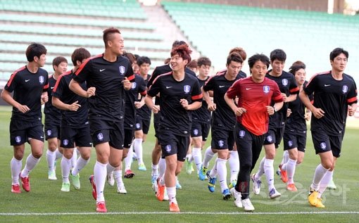 대한민국 축구 대표팀. 울산 | 김민성 기자 marineboy@donga.com 트위터 @bluemarine007