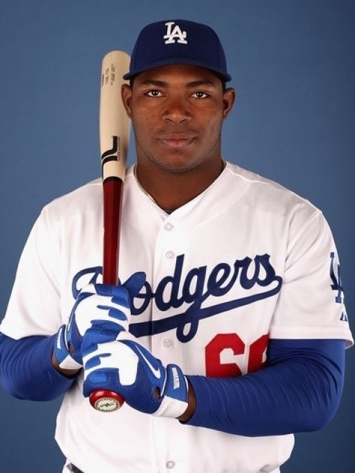 야시엘 푸이그. LA 다저스 홈페이지