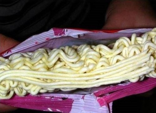 매직 파마한 라면. 사진ㅣ온라인커뮤니티