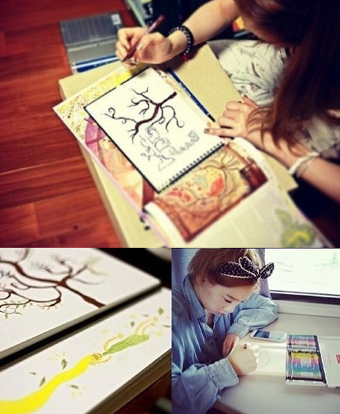 태연 그림 실력