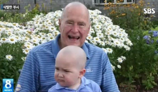 전직 대통령의 삭발