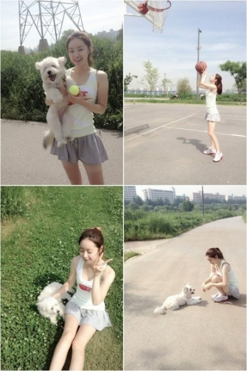 ‘홍수아 한강 나들이’배우 홍수아가 애견과 한강 나들이에 나서 한가로운 주말 오후를 보내고 있다.