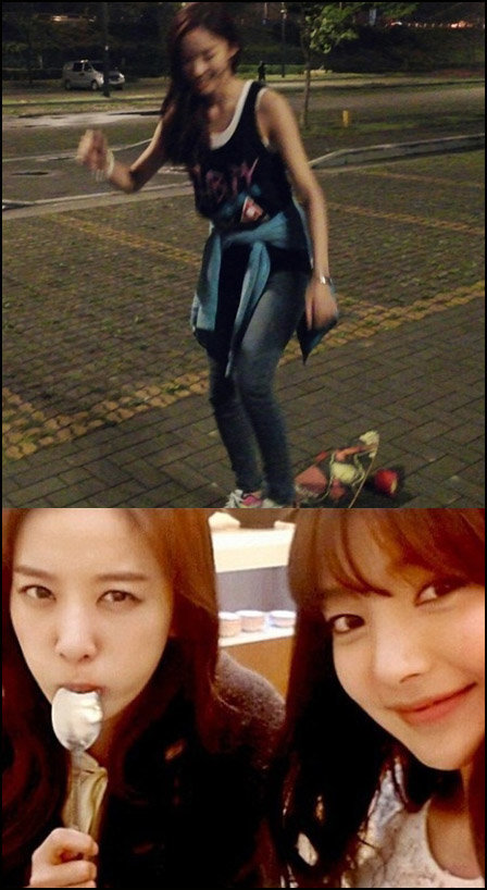 이청아, 평범한 차림에도 빛나는 몸매