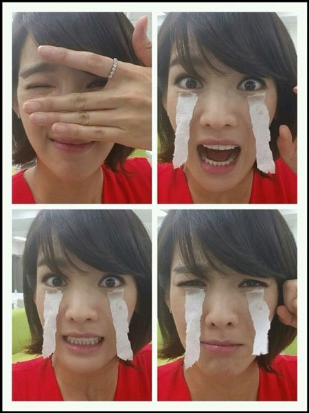 정가은 휴지눈물