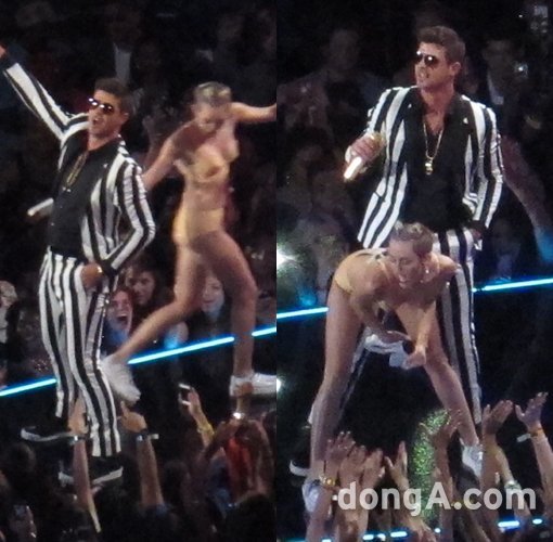 ‘마일리 사이러스 퍼포먼스’