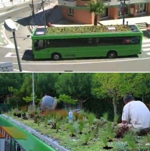 세계 최초 텃밭 버스.