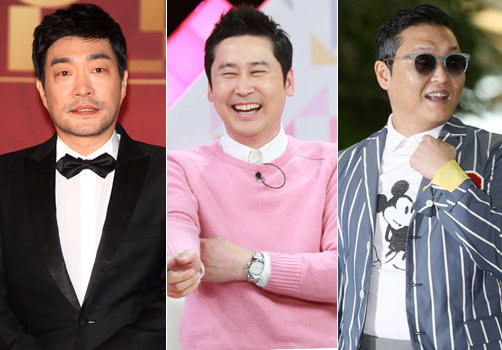 배우 손현주-방송인 신동엽-가수 싸이(왼쪽부터). 사진|SBS·동아닷컴DB