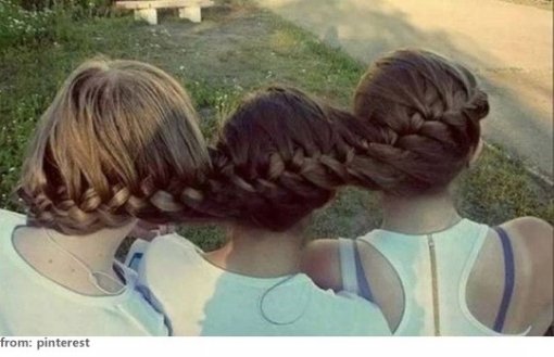 이별할 수 없는 머리. 사진=해외 온라인 커뮤니티.