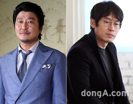 배우 송강호-설경구(오른쪽). 동아닷컴DB