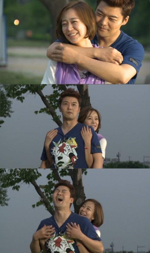 심이영 전현무 백허그