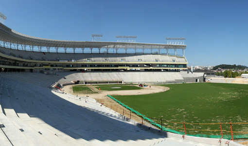 4일 넥센전을 끝으로 광주구장이 타이거즈와 함께 한 영욕의 세월을 마감한다. KIA는 2014시즌부터 광주구장 바로 옆에 신축 중인 ‘광주-기아 챔피언스필드’를 홈구장으로 사용한다. 사진은 ‘광주-기아 챔피언스필드’의 전경. 사진제공|스포츠코리아