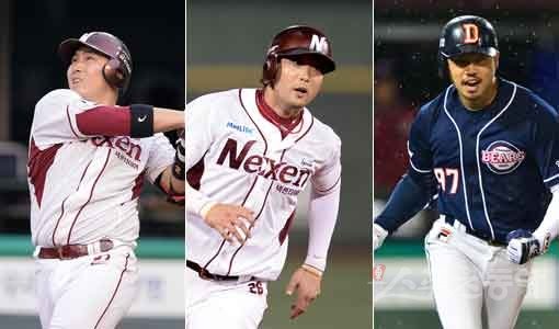 넥센 허도환-서동욱-두산 오재원(왼쪽부터). 스포츠동아DB