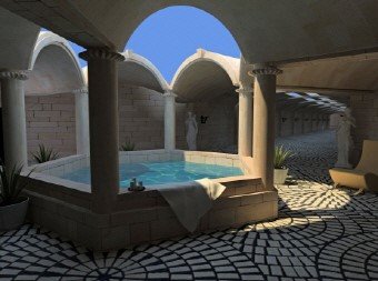 2000년 된 공중목욕탕. 사진=BBC.