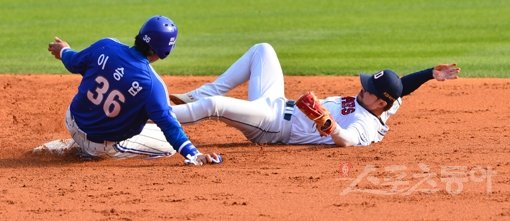 한국시리즈 3차전 오심. 스포츠동아DB