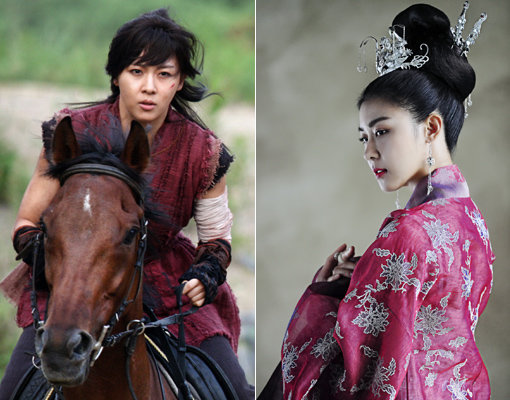 하지원이 드라마 ‘기황후’에서 액션과 여성미를 동시에 보여주며 과거 인기 드라마의 히트 캐릭터를 연상케 한다. 사진제공｜MBC