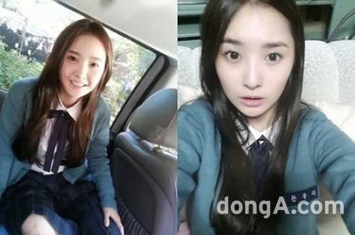 ‘우희 교복 인증샷’