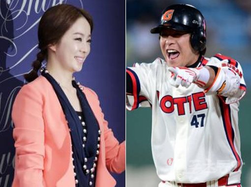 박은영 아나운서, 강민호. 스포츠동아DB