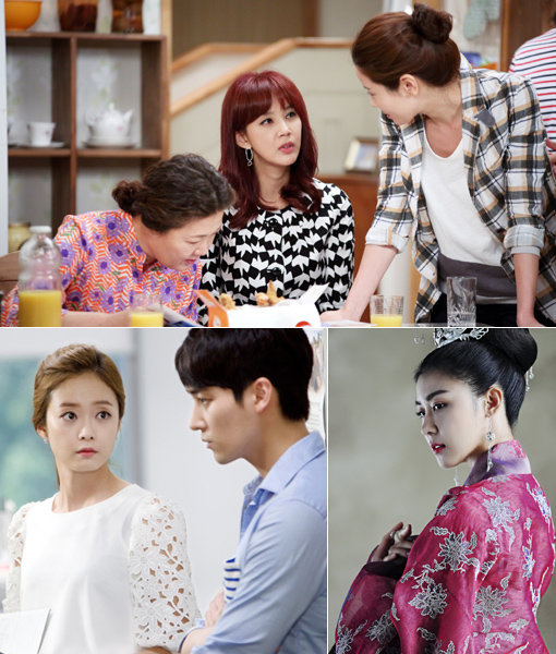 ‘왕가네 식구들’-‘기황후’-‘오로라공주’(위부터 시계방향으로). 사진제공|MBC·KBS