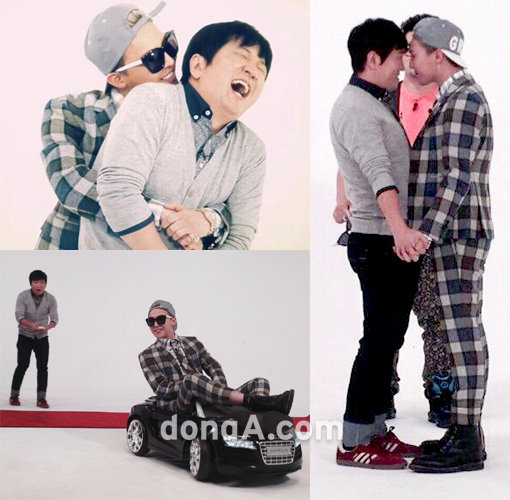 ‘지드래곤 정형돈 백허그’