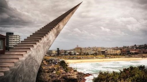 호주 착시 계단