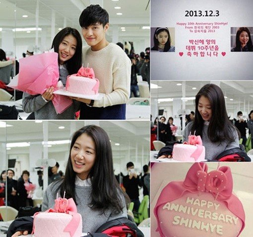 박신혜 데뷔 10주년 파티. 사진=솔트엔터테인먼트.