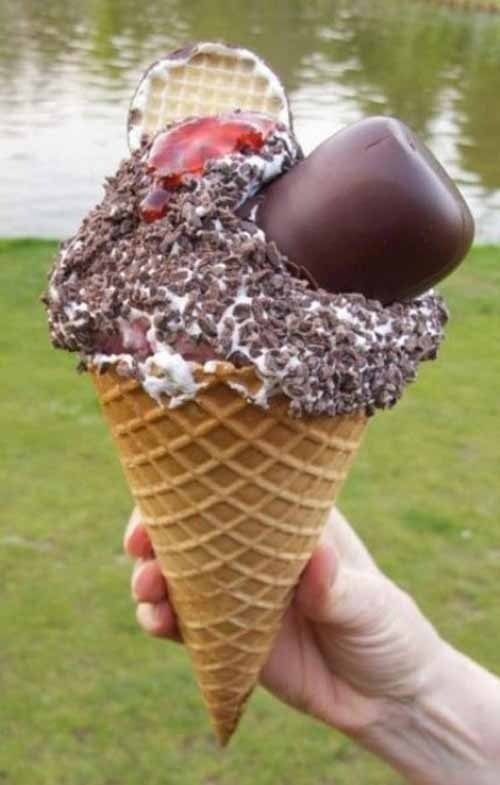 다 못 먹을 아이스콘. 사진출처 | 온라인 게시판