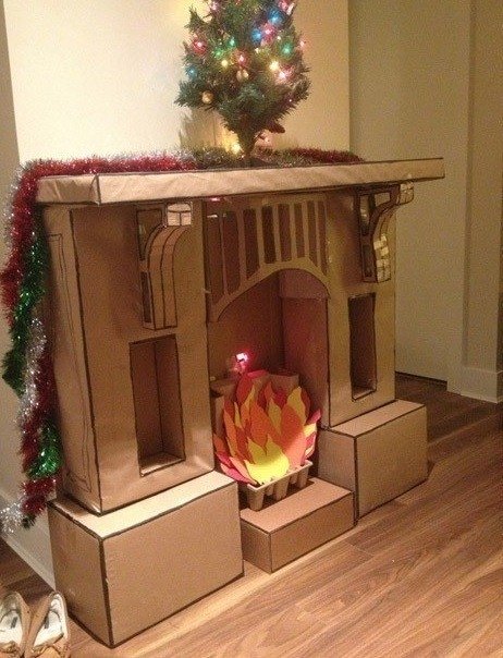 여친에 선물한 벽난로. 사진=온라인 커뮤니티.