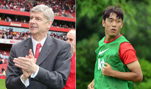 박주영이 내년 1월 겨울이적시장에서 뛸 수 있는 팀으로 이적(임대)할 수 있느냐가 관심의 초점이 되고 있다. 소속팀 아스널의 아르센 웽거 감독(왼쪽 사진)은 스포츠동아와 인터뷰를 통해 박주영이 브라질월드컵에서 활약하기 위해서는 경기에 꾸준히 나서야한다고 뼈 있는 조언을 했다. 사진|아스널 공식사이트·스포츠동아DB