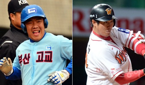 한화 정근우-SK 최정(오른쪽). 스포츠동아DB