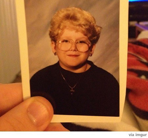 ‘60대 얼굴의 소녀’