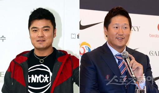 추신수-이대호(오른쪽). 스포츠동아DB