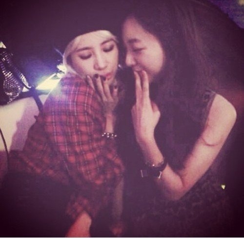 가수 서인영과 여동생 서해영씨