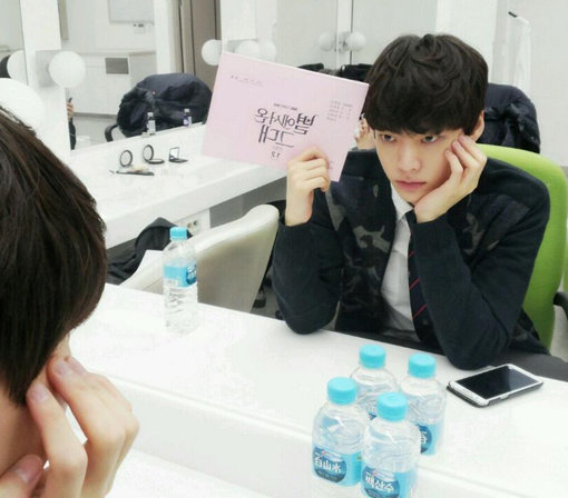 안재현 대기실 셀카