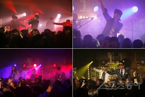 미뎀 2014를 통해 유럽 시장에 공략에 나선 케이팝의 전사들. 아이돌 그룹 빅스, 인디밴드의 신선함을 선사한 구남과여라이딩스텔라, 록의 매력을 알려준 레이시오스 김바다, 힙합의 강렬함으로 무장한 다이나믹 듀오가 3일 미뎀에서 화려한 무대를 펼쳤다. 칸(프랑스)｜김원겸 기자 gyummy@donga.com 트위터@ziodadi