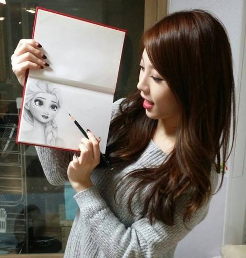 아이돌 3대 화백 걸스데이 유라