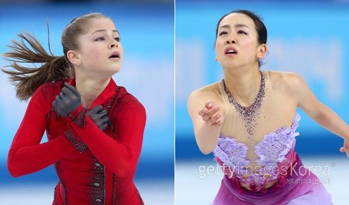 율리아 리프니츠카야-아사다 마오(오른쪽). 사진=GettyImages/멀티비츠