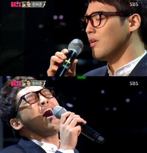 ‘K팝스타3 탑8-K팝스타 TOP 8 한희준 미련’. 사진출처｜방송캡처