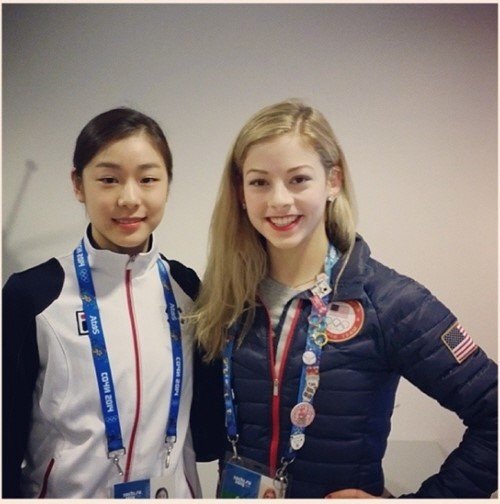 김연아와 그레이시 골드. 사진출처 ｜ 그레이시골드 인스타그램