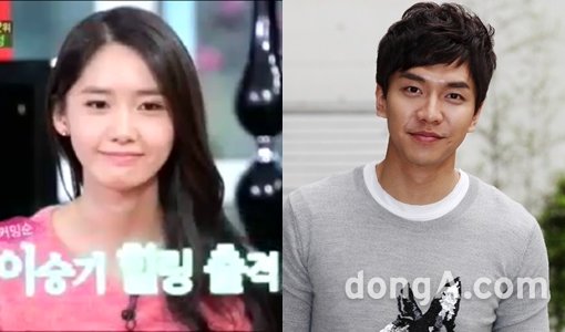 (왼쪽부터) 소녀시대 윤아, 가수 이승기.